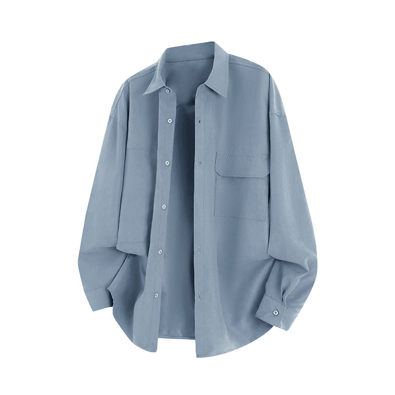 Herren Lässige Overshirt mit praktischen Taschen Echoarchiv