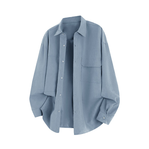 Herren Lässige Overshirt mit praktischen Taschen Echoarchiv