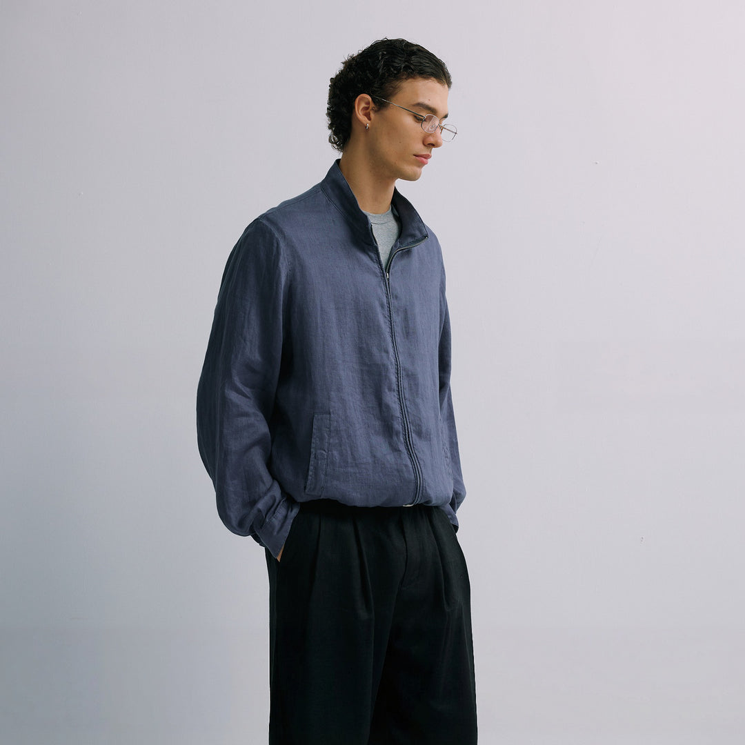 Herren Ultraleichter Windbreaker mit atmungsaktivem Mesh-Futter und verdecktem Reißverschluss Echoarchiv