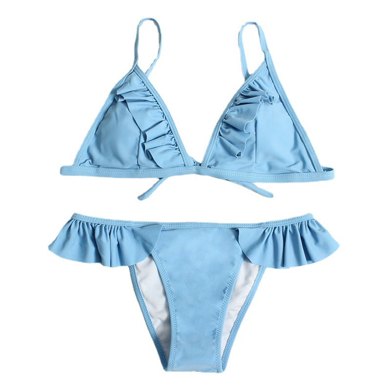 Damen Rüschenschnitte Bikini-Set Echo Archiv