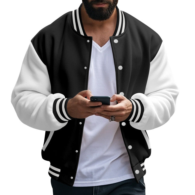 Herren Sportliche Collegejacke Echoarchiv