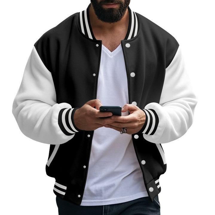 Herren Sportliche Collegejacke Echoarchiv