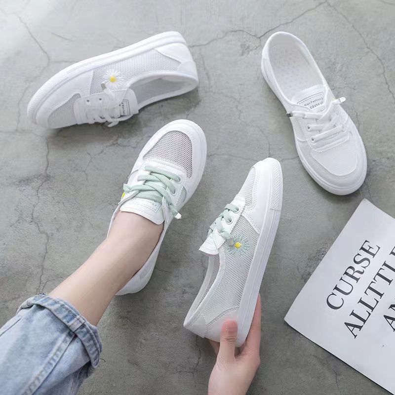 Damen lässige Sneaker mit buntem Blumenmotiv Echo Archiv