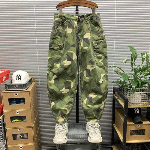 Herren Cargo-Hose mit Camouflage-Muster Echoarchiv