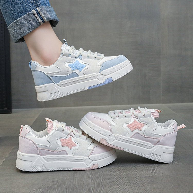 Damen Sneakers mit glitzerndem Sternenapplikation und komfortabler Dämpfung Echo Archiv
