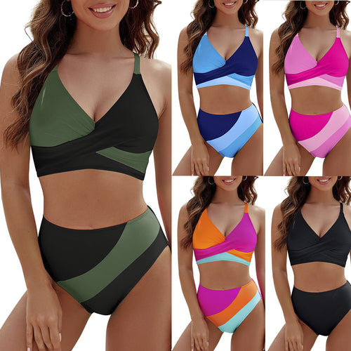 Damen Sportlicher Bikini-Set mit modernem Wickeldesign Echo Archiv