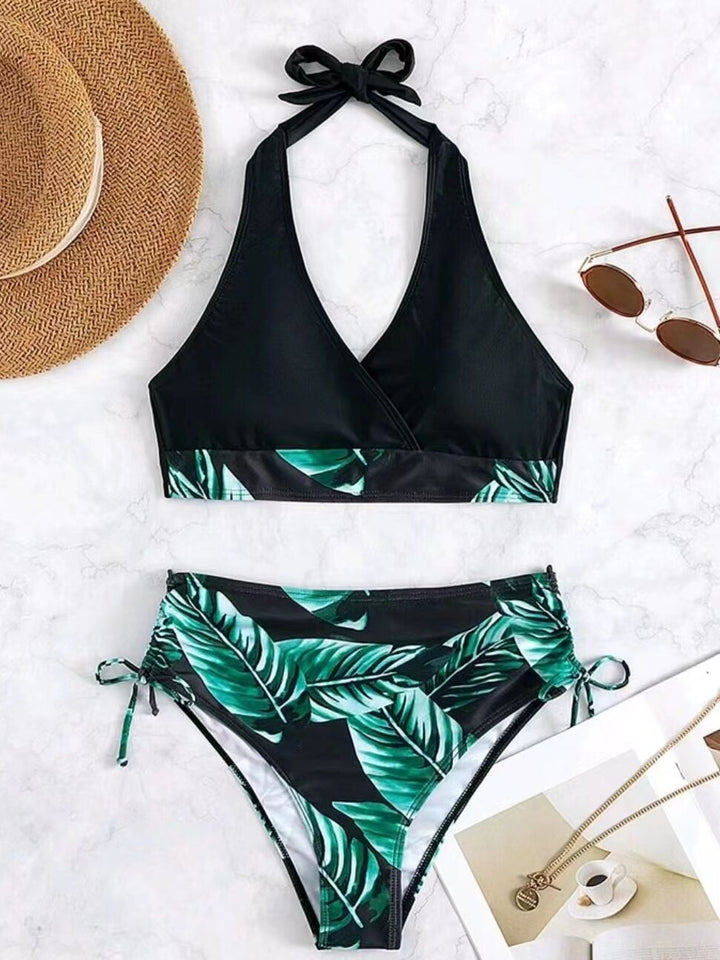 Damen Bikiniset mit raffiniertem Wickeloberteil und verstellbaren Seiten Echo Archiv