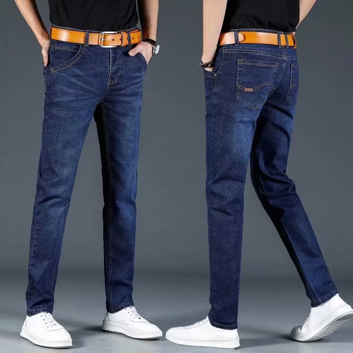 Herren Slim Fit Jeans mit flexiblem Bund und modernen Details Echoarchiv