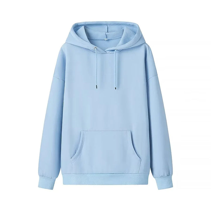Unisex nan oversized Kapuzenpullover aus Baumwollmix mit Kängurutasche, Bindebandkapuze und Rippbündchen Echo Archiv