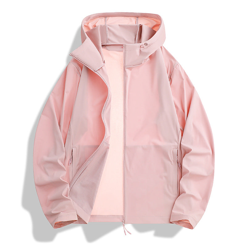Damen Winddichte Kapuzenjacke Echo Archiv