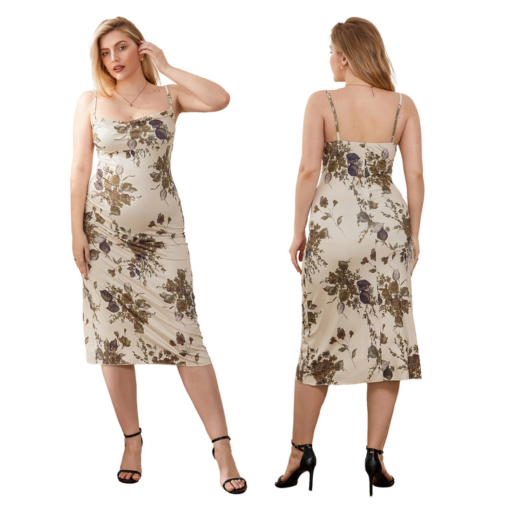 Damen Maxikleid mit elegantem floralem Design Echo Archiv