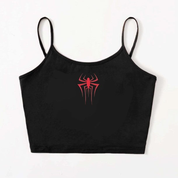 Damen Crop-Top mit kreativem Herz-Design Echo Archiv