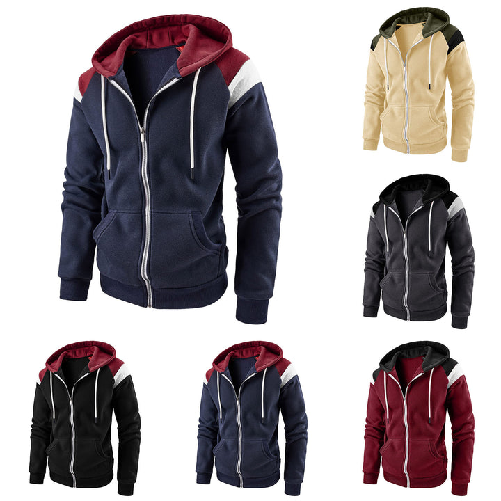 Herren sportlicher Kapuzenzipper Echoarchiv