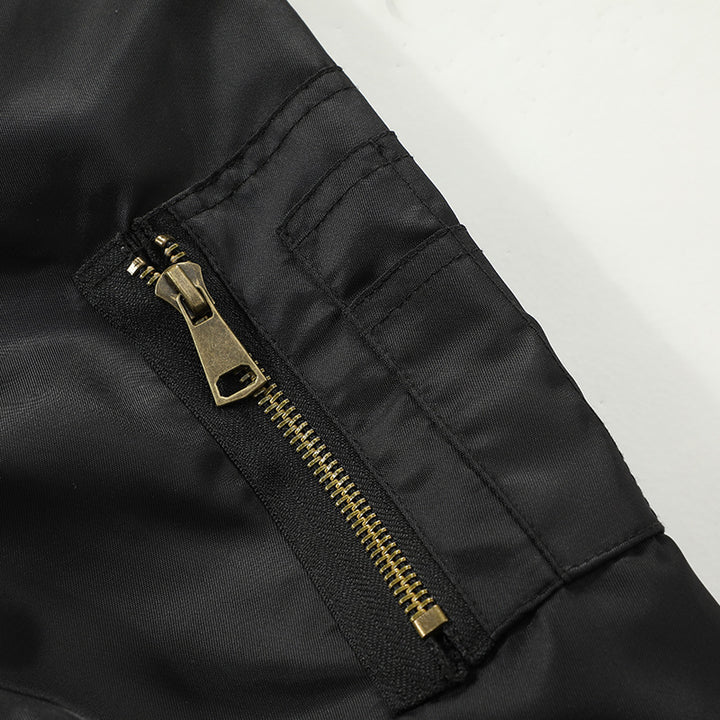 Herren moderne Bomberjacke mit funktionalen Taschen Echoarchiv