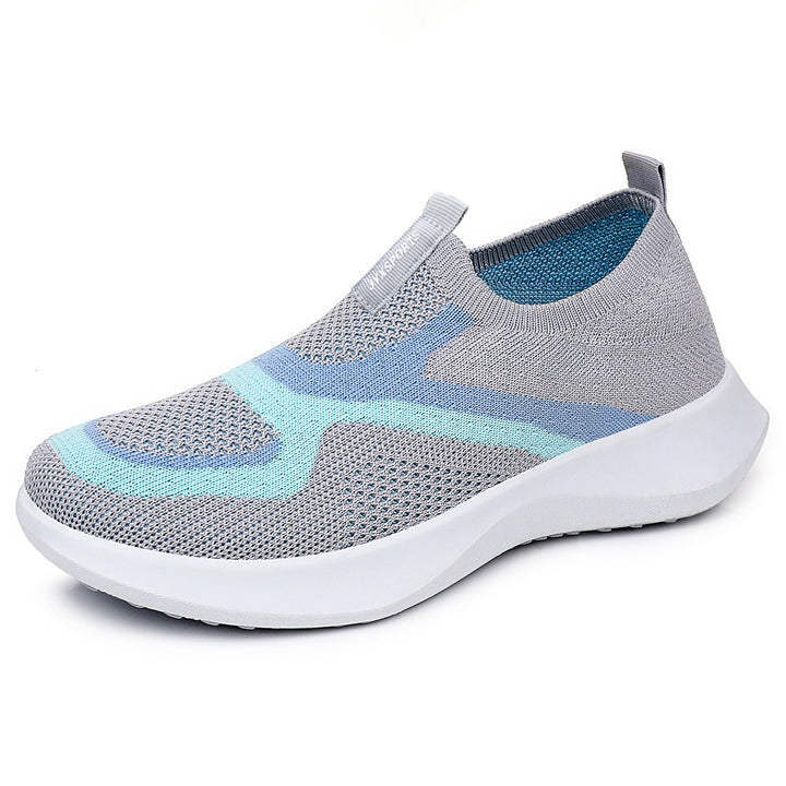 Damen nan nahtloser Strick-Sockensneaker mit elastischem Einstieg, atmungsaktiver Mesh-Struktur und leichter EVA-Dämpfung Echo Archiv