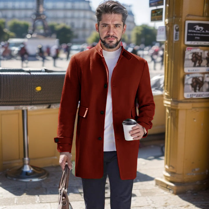 Herren modischer Freizeitmantel mit praktischen Taschen und elegantem Schnitt Echoarchiv