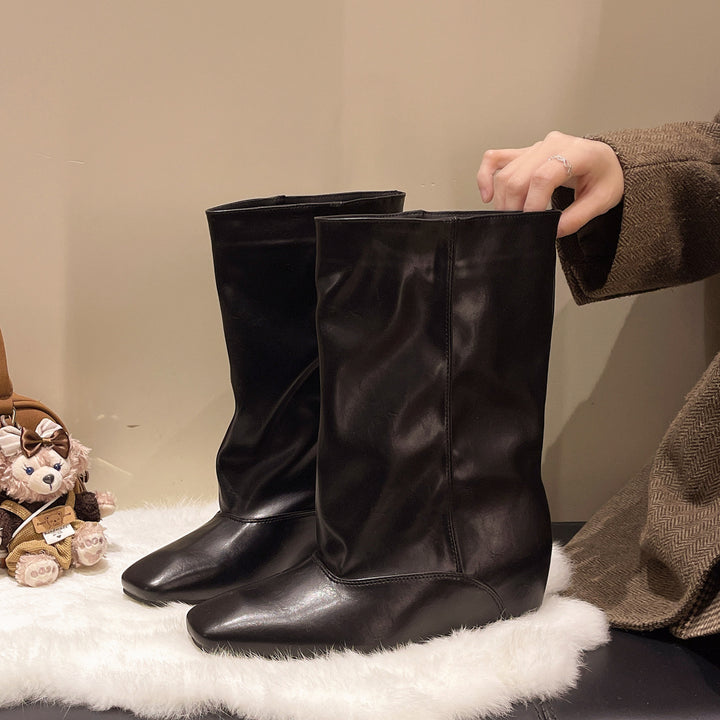 Damen Elegante und modische Stiefel Echo Archiv