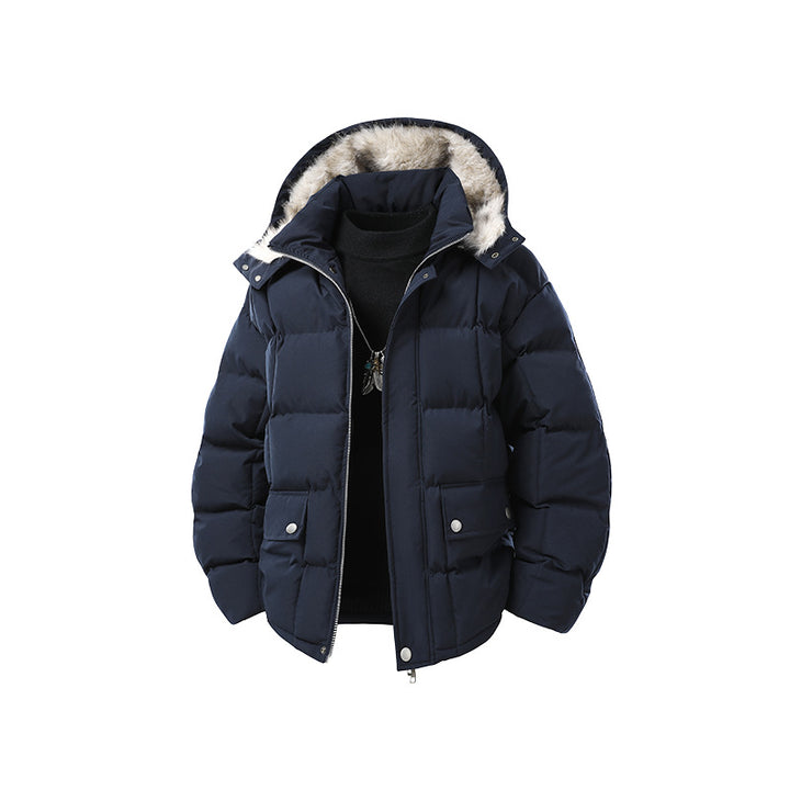 Damen Stepp-Kurzjacke mit abnehmbarer Kapuze und wärmender Microfaserfüllung Echo Archiv