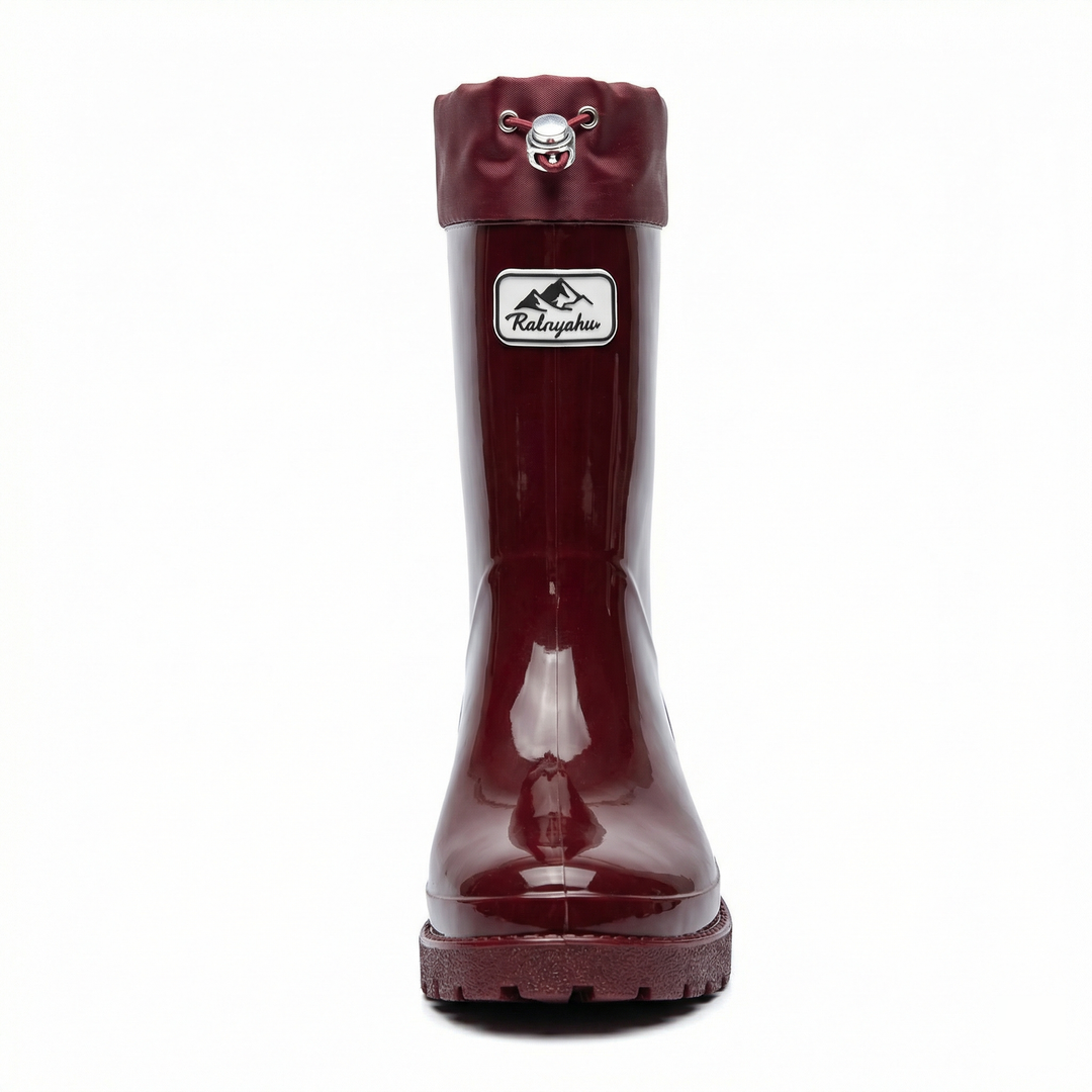 Damen Hochwertige und Stylische Gummistiefel mit Verstellbarem Schnürsystem – Lioré