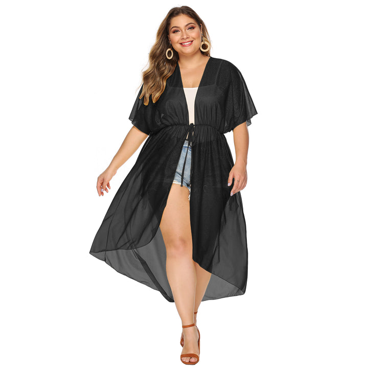 Damen eleganter transparenter Strandkimono Echo Archiv
