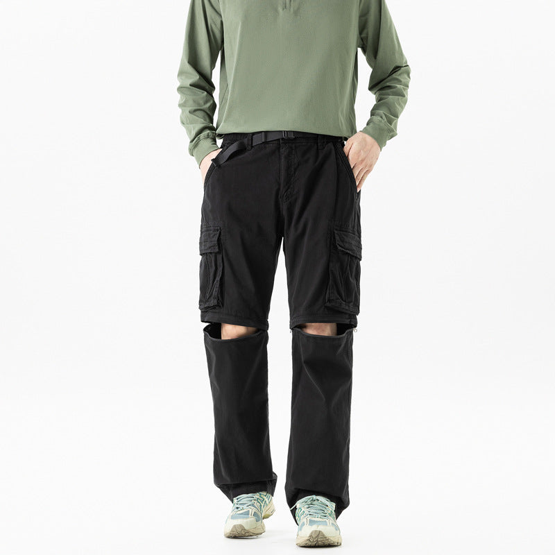 Herren Modulare Cargohose mit Reißverschluss-Beinabtrennung und Multifachtaschen Echo Archiv