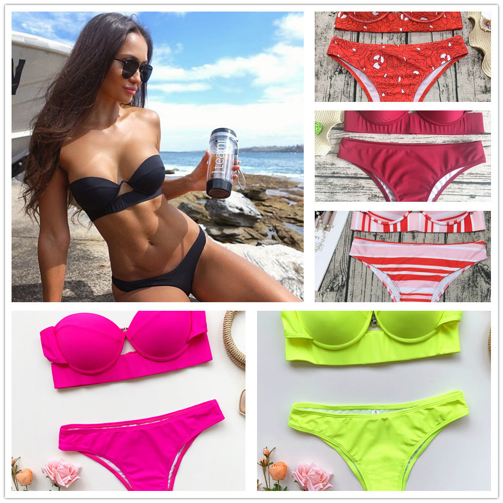 Damen Push-Up Bikini set Echo Archiv