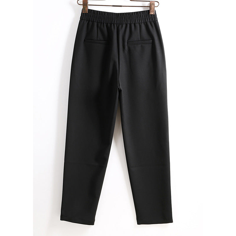 Damen Elegante und bequeme High-Waist Stoffhose Echoarchiv
