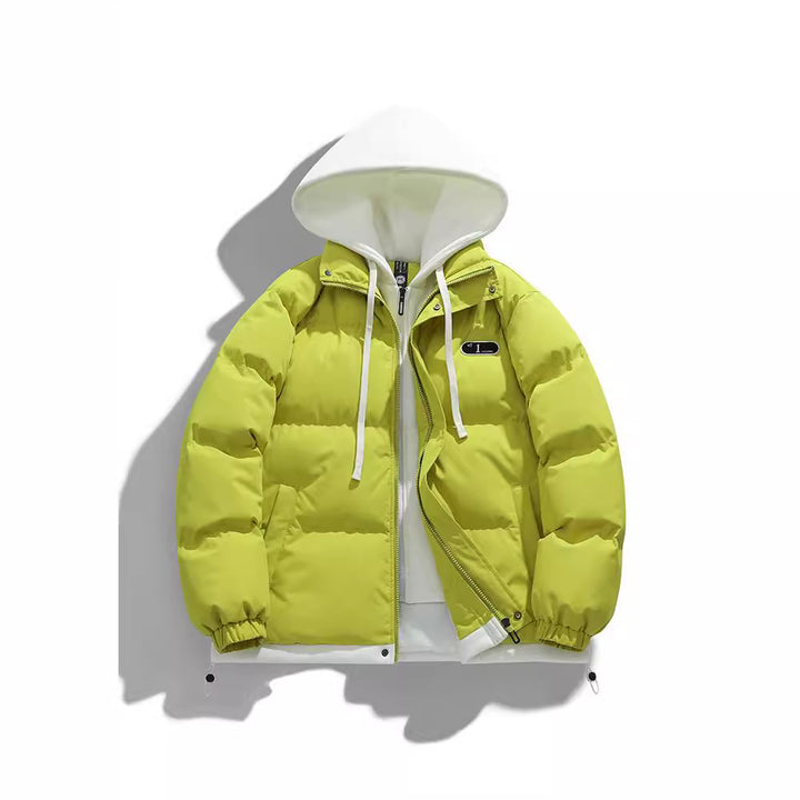 Herren Zweilagige Steppjacke mit herausnehmbarer Fleece-Kapuze und Thermoisolierung Echo Archiv