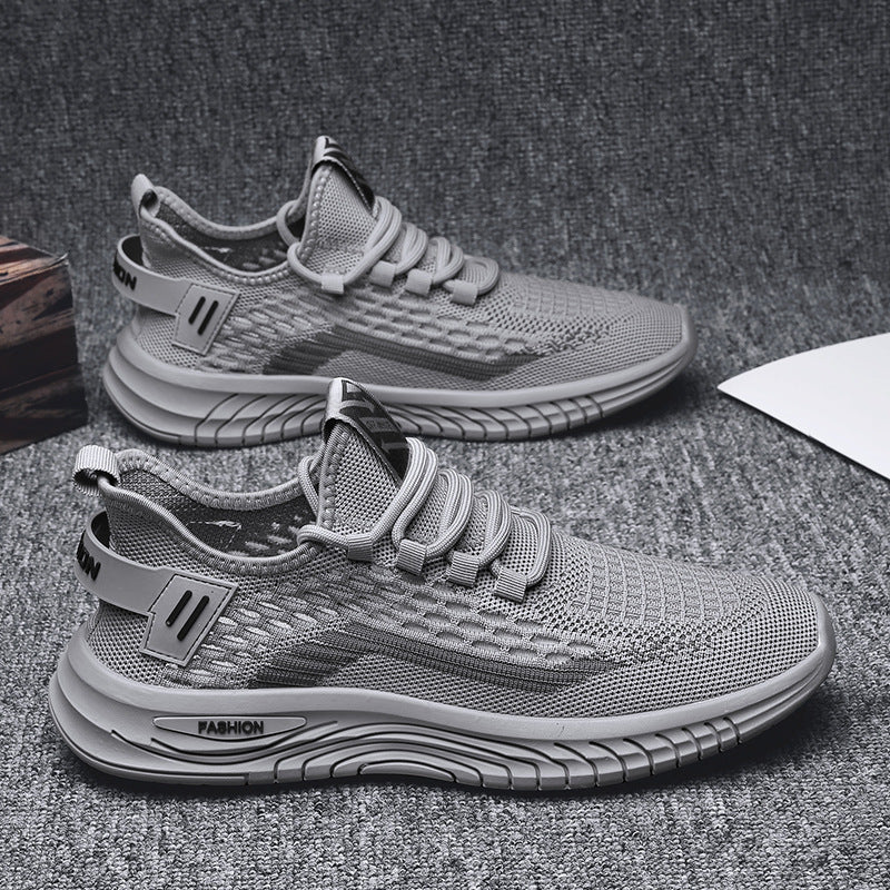 Herren Leichter Strick-Sneaker mit gepolsterter Komfortsohle und atmungsaktivem Mesh Echoarhiv