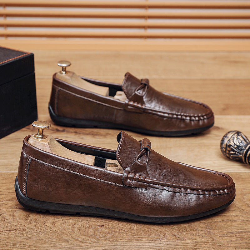 Herren Elegante Mokassins mit feinen Details Echo Archiv