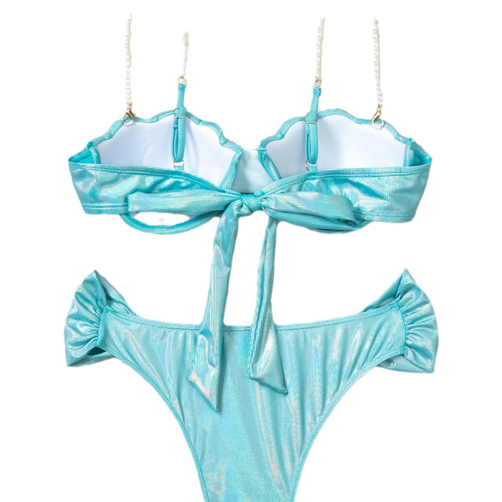 Damen Balconette-Bikini mit luxuriösen Perlenakzenten Echo Archiv