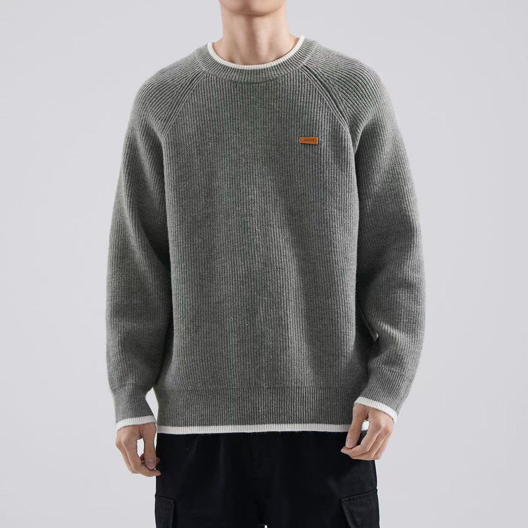 Herren Gemütlicher Strickpullover Echoarchiv
