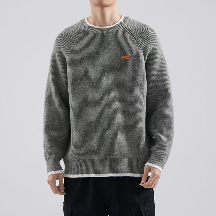 Herren Gemütlicher Strickpullover Echoarchiv
