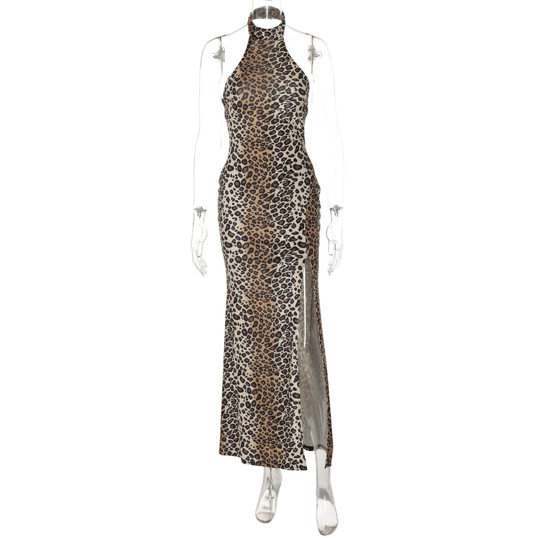 Damen Maxikleid mit schulterfreiem Design und dekorativem Schlitz Echo Archiv