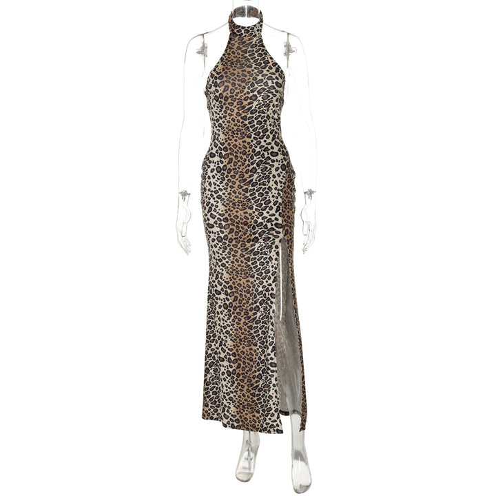 Damen Maxikleid mit schulterfreiem Design und dekorativem Schlitz Echo Archiv
