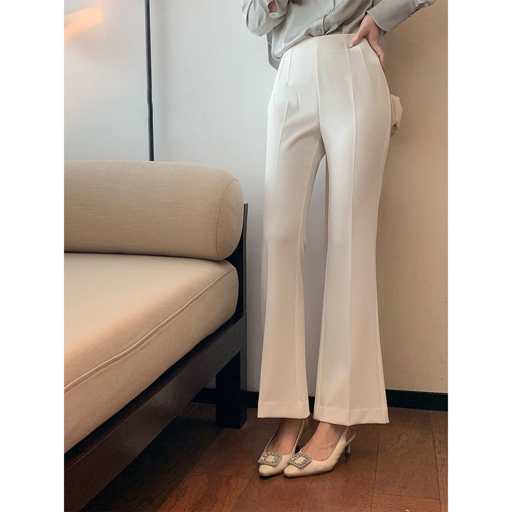 Damen Elegante Hoch taillierte Palazzo-Hose Echoarchiv