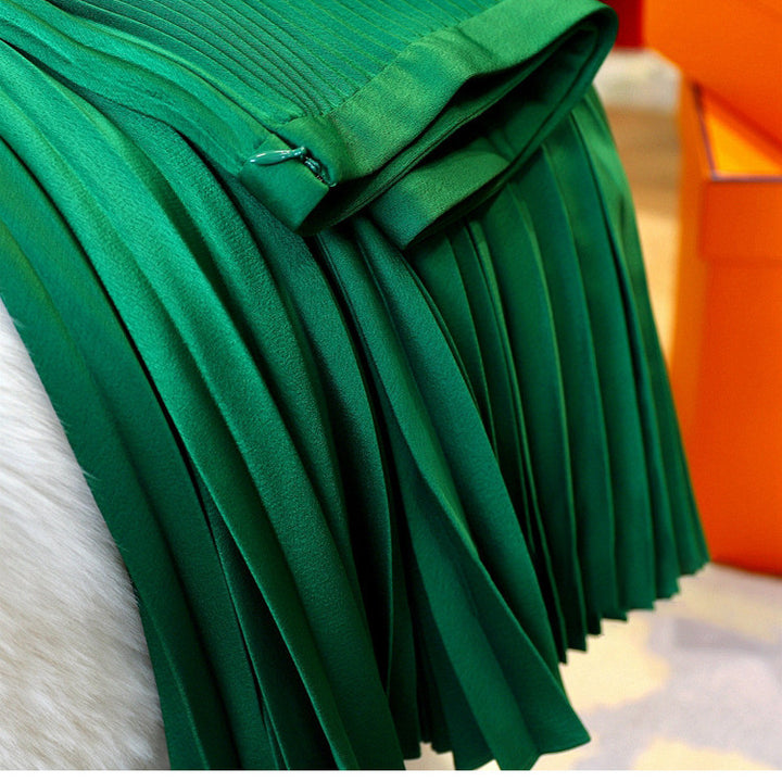Damen Elegante und luftige Plissee-Rock Kombination Echoarchiv