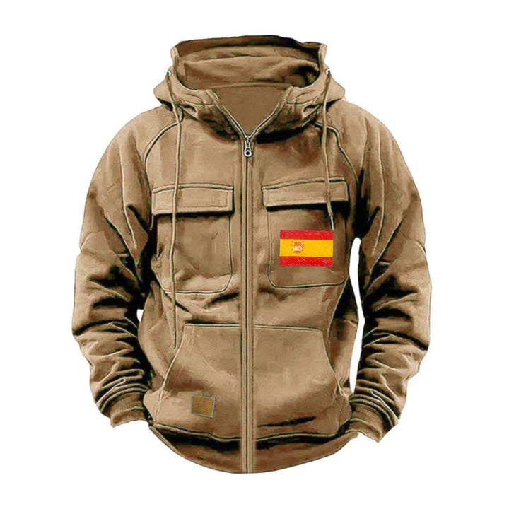 Herren funktionale Jacke mit mehreren Taschen Echoarchiv