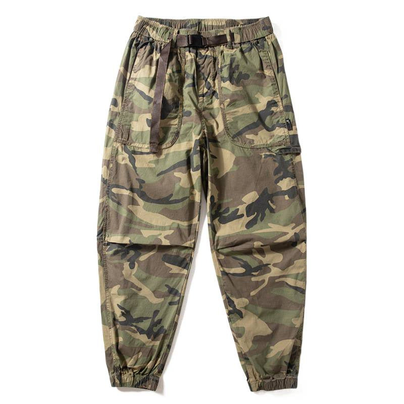 Herren Camouflage Cargo-Hose mit elastischem Bund Echo Archiv