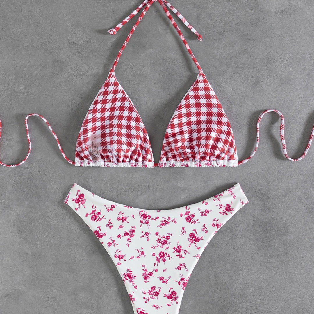 Damen Blumenmuster Bikini Echo Archiv