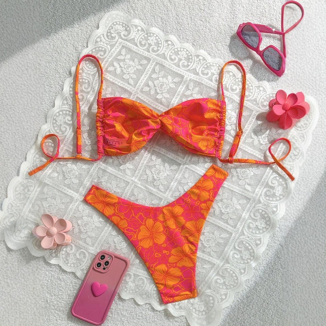 Damen Floral Bikini-Set Echo Archiv