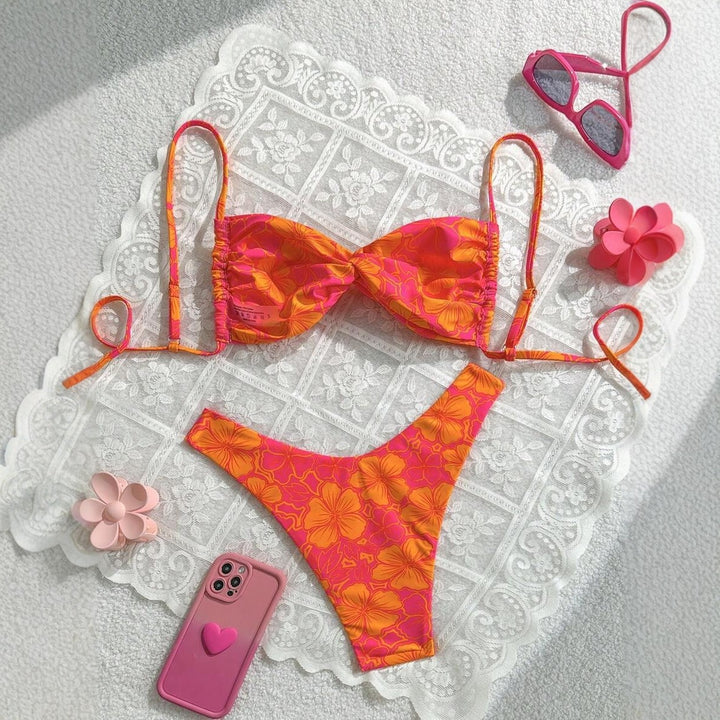 Damen Floral Bikini-Set Echo Archiv