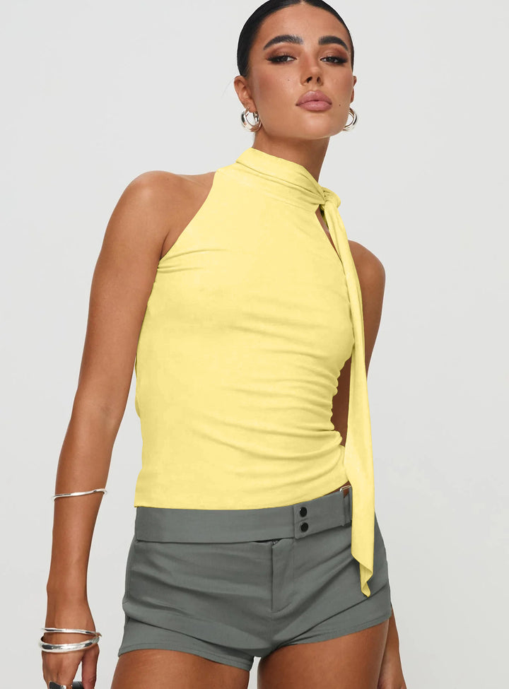 Damen elegantes Top mit femininer Schleifenoptik Echo Archiv