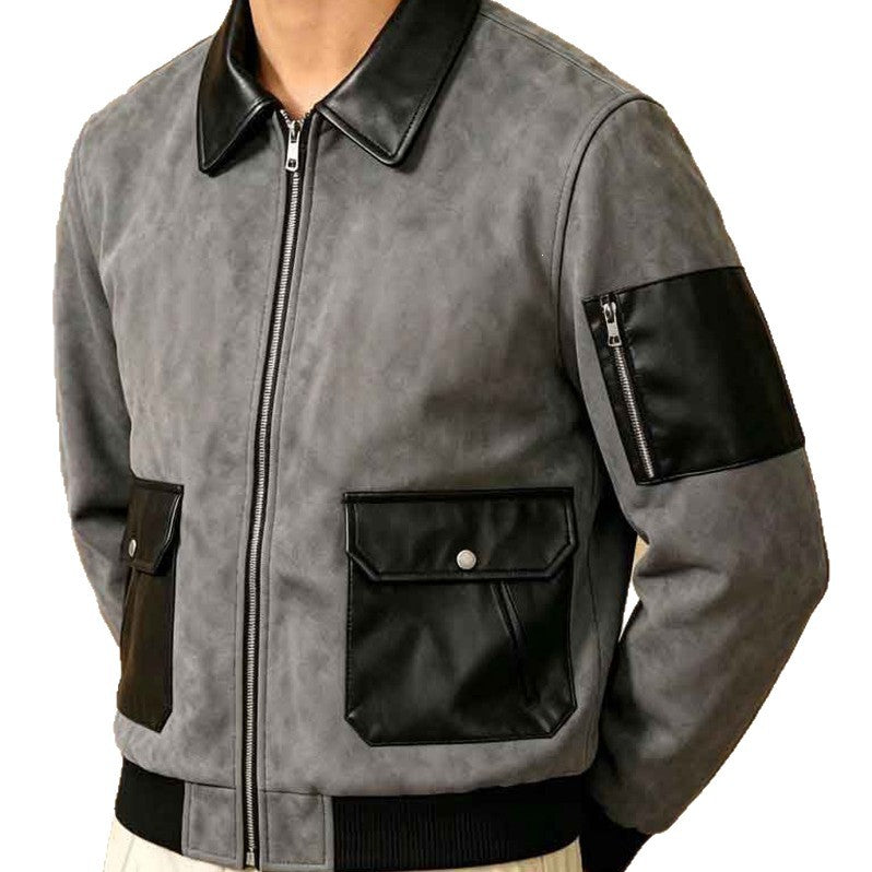Herren Modische Chic Bomberjacke Echo Archiv
