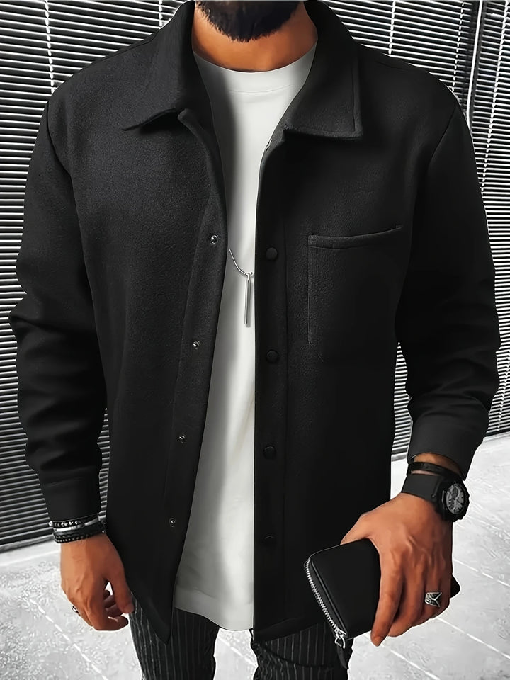 Herren lässige und stilvolle Flanelljacke Echoarchiv