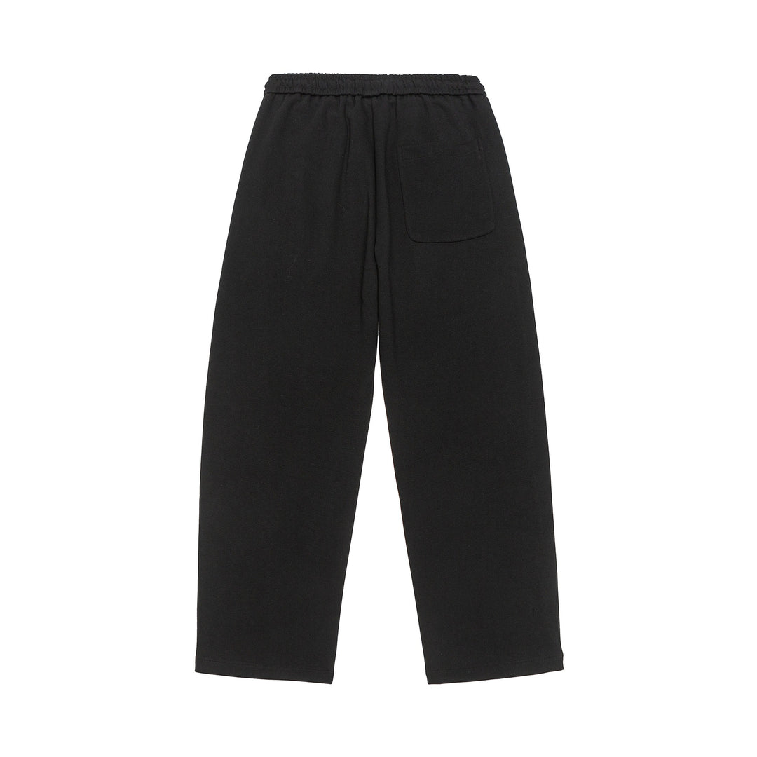 Damen Weite Cropped-Sweathose mit Elastikbund und aufgesetzter Gesäßtasche Echoarchiv