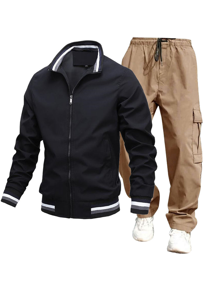 Herren Sportliche Jacke und Cargo-Hosen Echo Archiv