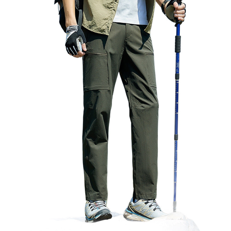 Herren Technische Trekkinghose mit Stretch wasserabweisender Oberfläche und Cargo-Taschen Echo Archiv