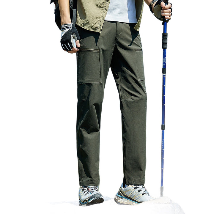 Herren Technische Trekkinghose mit Stretch wasserabweisender Oberfläche und Cargo-Taschen Echo Archiv