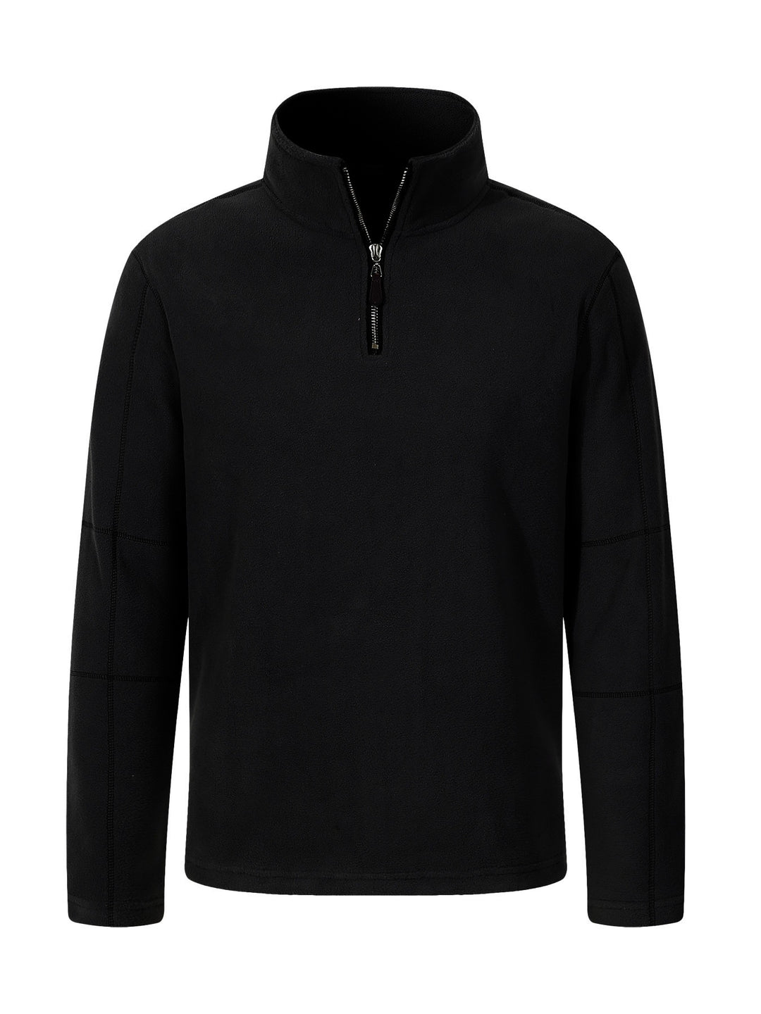 Herren Fleece-Pullover mit Stehkragen und Halbreißverschluss Echoarchiv